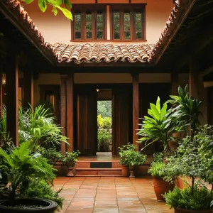 Tranquil Sanctuary with Rustic Indian Vibes