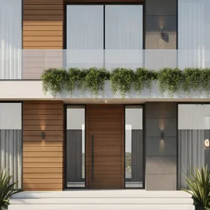The Greenery-Draped Dream: A Wooden Delight