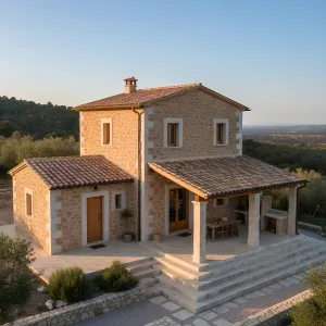 Hillside Adriatic Stone Retreat