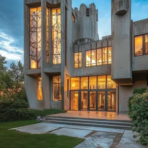 Minimalist Concrete Bastion