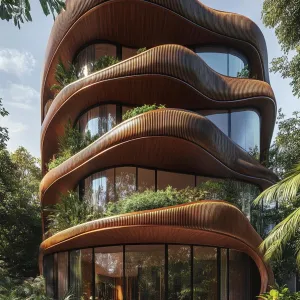 Curvy Copper Canopy