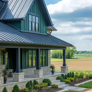 A Serene Stone and Steel Sanctuary