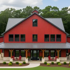 Barndominium Dreams: Paint the Town Red