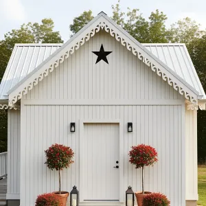 Quaint Cottage with Whimsical Star Flair