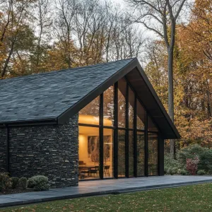 Forest-Edge Stone Hideaway