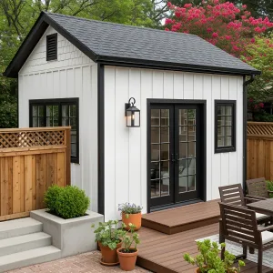 Cozy Cubby with a Splash of Monochrome