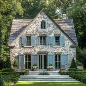 Stone Facade Frolic: A Gable Tale