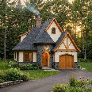 Twilight Timberstone Forest Cottage