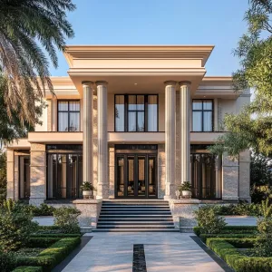 Palatial Columns: An Elegant Retreat