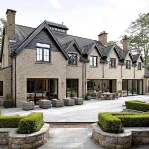 Elegant Estate with Gables and Grace