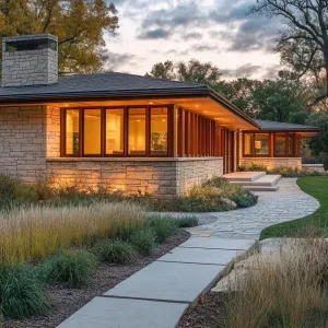 Stone Serenity Under Evening Sky