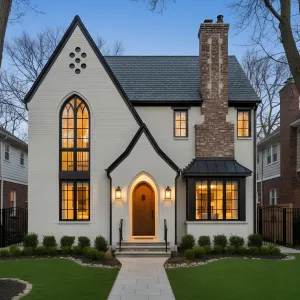 Lancet-Window Tudor With Slate Calm