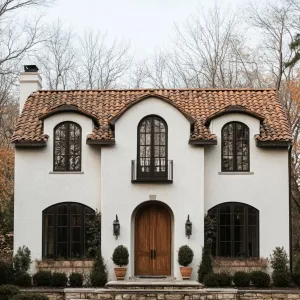 Terracotta Turret Amidst Tranquility