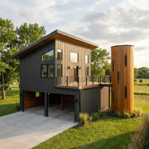 Silo Loft Barndo With Panorama Deck