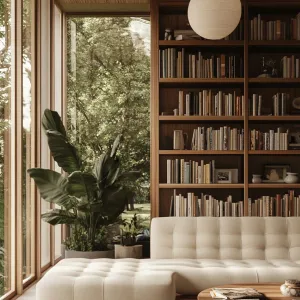 Serene Sanctuary: Retro Reading Nook