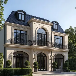 Neoclassical Whimsy with Topiary Delight