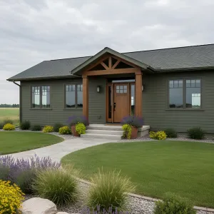 Sage Prairie Ranch With Timber Gable