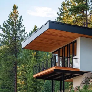 Hillside Hover: A Bold Balcony