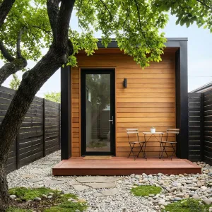 Tree Canopy Tiny Terrace Retreat