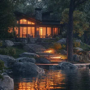 Preview of Cozy Cabin by the Twilight Lake