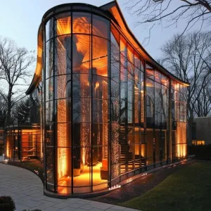 Curved Glass Facade