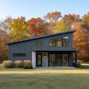 Mid-Century Modern Barn Delight: A Sleek Haven