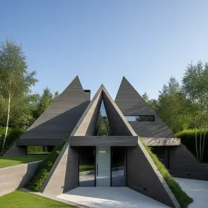 Shadow-Crest Triangular Meadow Home