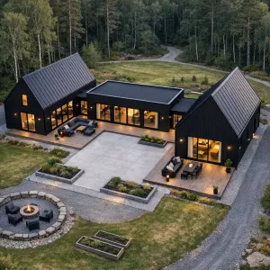 Courtyard Char Black Nordic Homestead