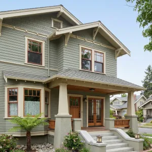 Sage Eaves Craftsman Corner Hideaway