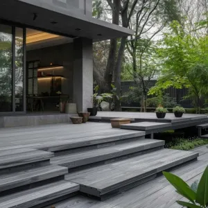 Grey-hued Wooden Flooring