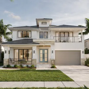 Coastal Modern Balcony Haven