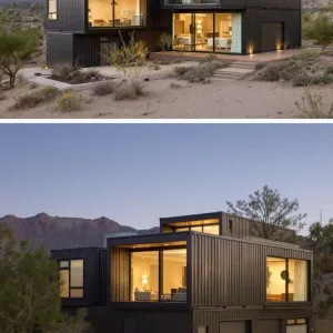 Desert Chic: A Container Castle
