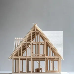 Charming Miniature Timber Frame House