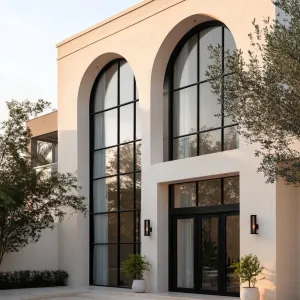 Modern Archway Magic Among Olive Trees