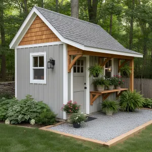 Porch Bracket Garden Shed