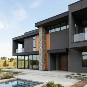 Stone Spine Modern Retreat