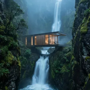 Mistfall Crossing Modern Wilderness House