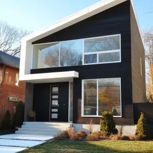 Charming Slants in a Sleek Retreat