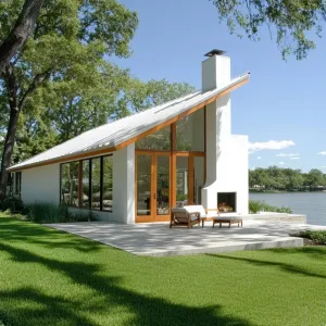 Sleek Sojourn by the Water’s Edge