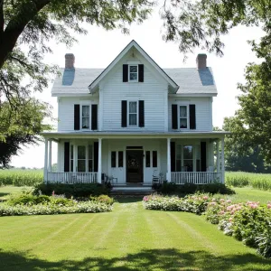 Welcoming Porch and an Idyllic Pasture