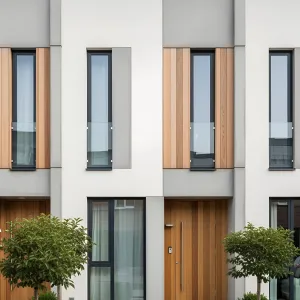 Harmonious Harmony: A Contemporary Row House Symphony
