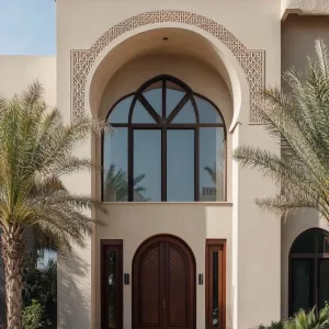 Graceful Grandeur Amidst Palm Fronds