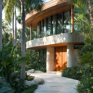 Jungle Retreat: Where Concrete Meets Palm Dreams