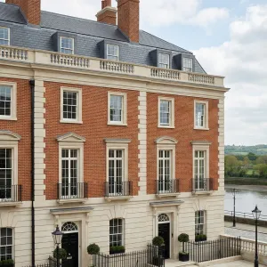Riverfront Redbrick London Townhouse Majesty