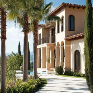 Tuscan Bliss Surrounded by Palms