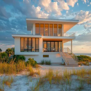 Modern Beachfront Vista