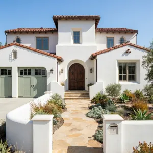 Sunbaked Courtyard Style Stucco Homestead