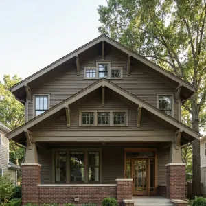 Walnut Brick Porchstep Craftsman Bungalow