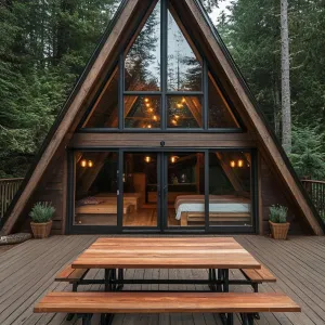 Cozy Wilderness Getaway: A-Frame Cabin Bliss