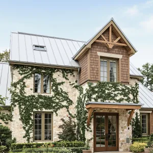 Enchanting Stone Abode with Leafy Charm